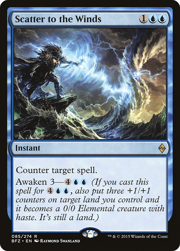 Scatter to the Winds (085) Foil - Battle for Zendikar