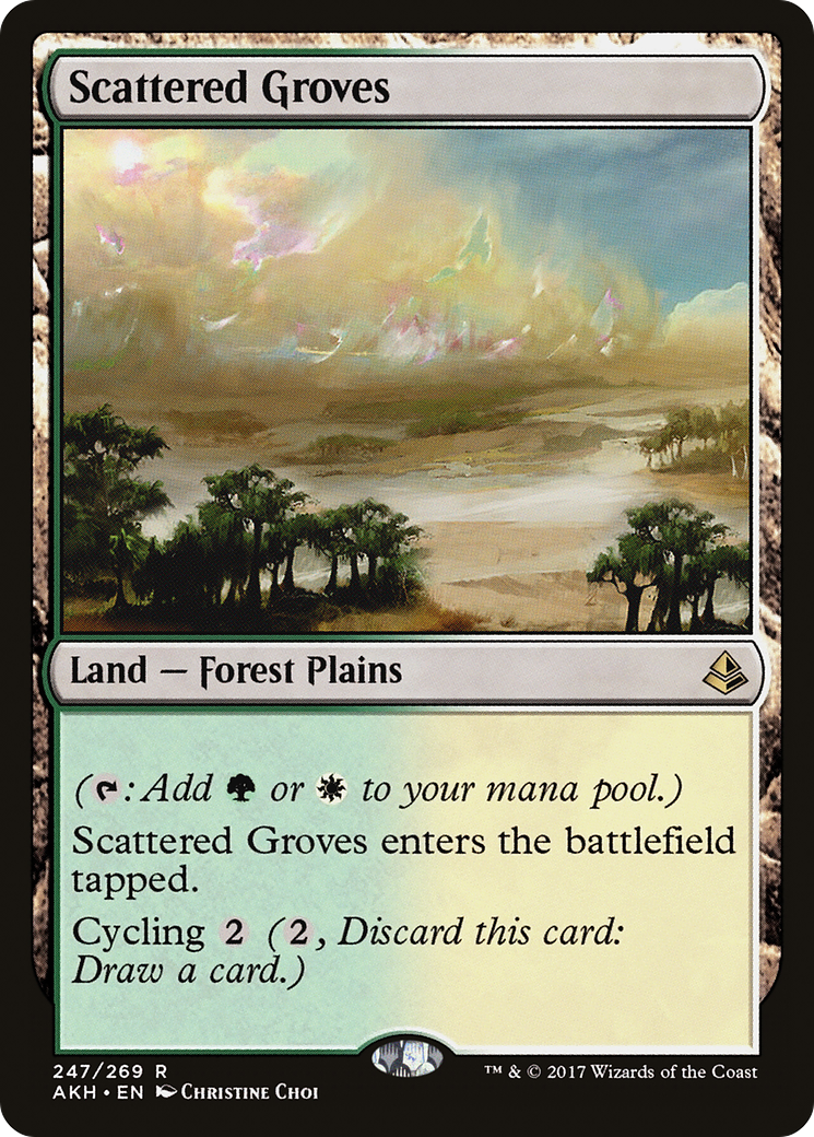 Scattered Groves (247) Foil - Amonkhet
