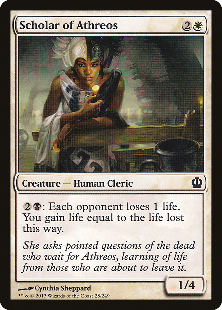 Scholar of Athreos (028) Foil - Theros