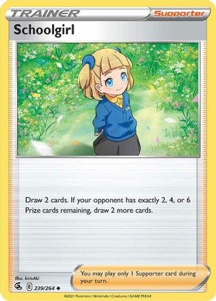Schoolgirl (239) Reverse Holofoil - Fusion Strike