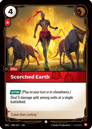 Scorched Earth (006) Foil - Radiance
