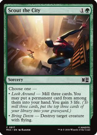 Scout the City (817) Foil - Commander: Marvel Super Heroes