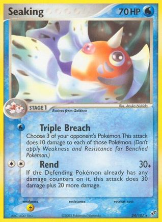 Seaking (24) Reverse Holofoil - Deoxys