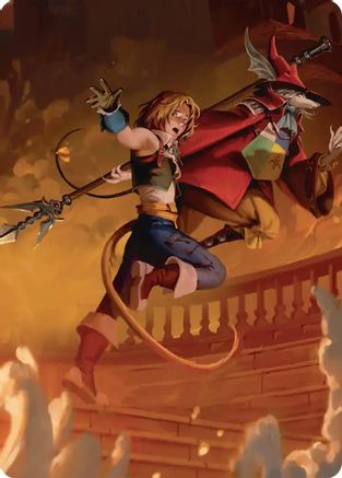 Search for Dagger Scene (018s) Gold-Stamped - Art Series: FINAL FANTASY