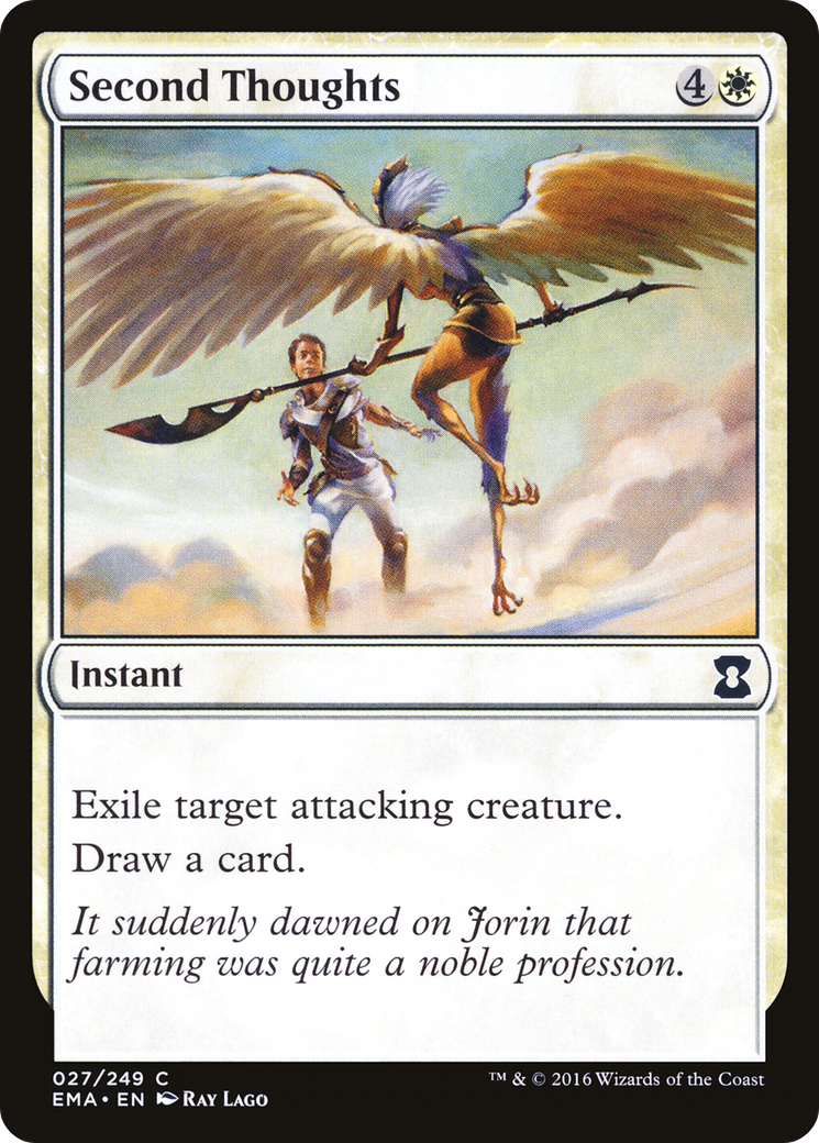 Second Thoughts (027) Foil - Eternal Masters