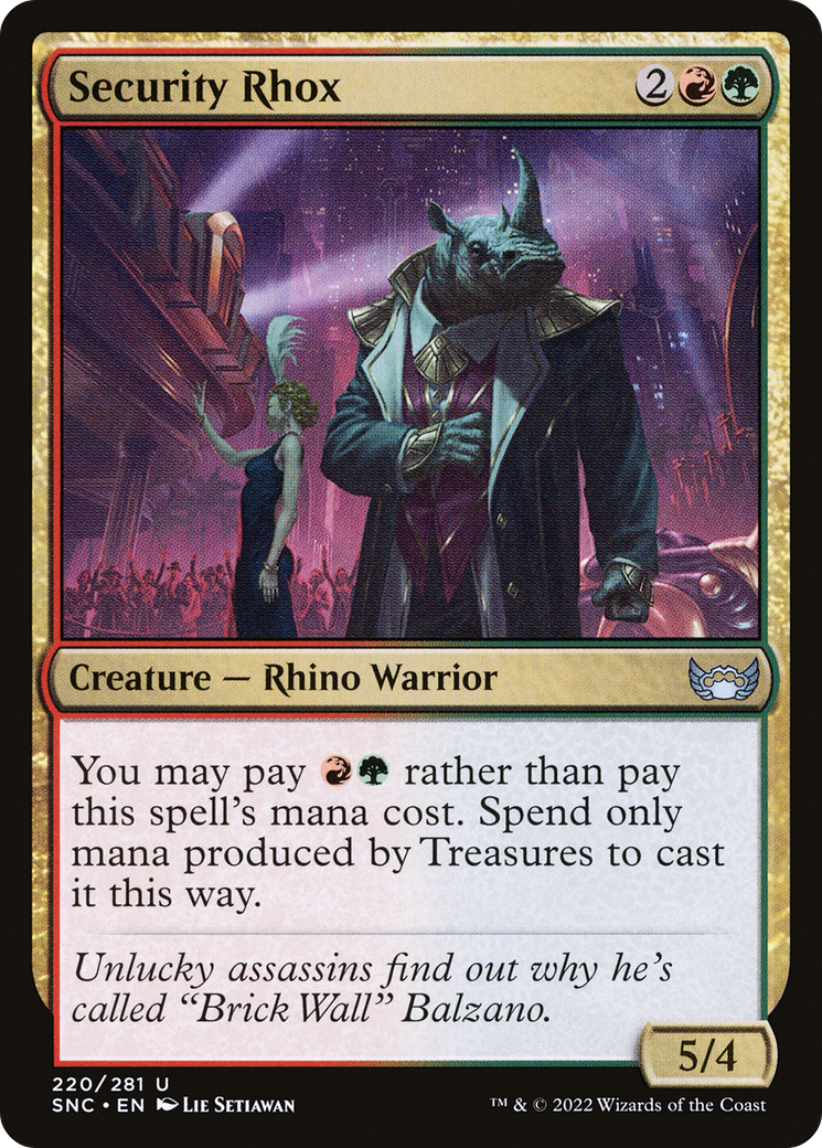 Security Rhox (220) - Streets of New Capenna Foil