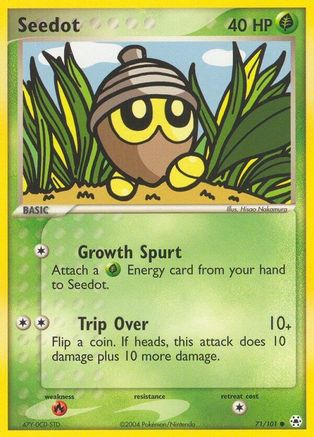 Seedot (71) Reverse Holofoil - Hidden Legends