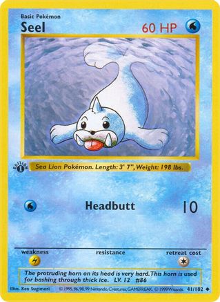 Seel (41) (Unlimited) - Base Set (Shadowless)