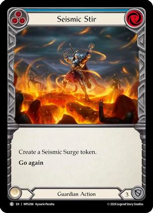 Seismic Stir (Blue) (MPG096) - Mastery Pack Guardian