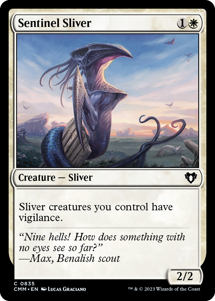 Sentinel Sliver (835) - Commander Masters