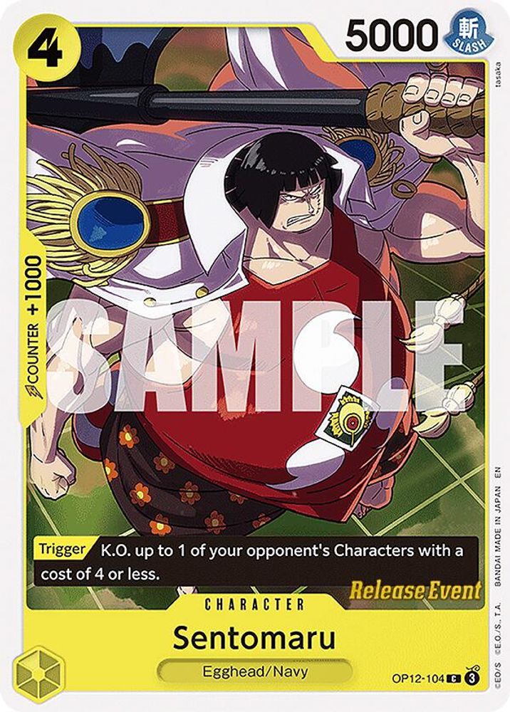 Sentomaru (OP12-104) Release Event Cards