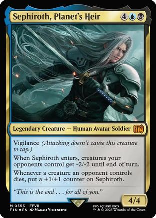 Sephiroth, Planet's Heir (553) Foil - FINAL FANTASY