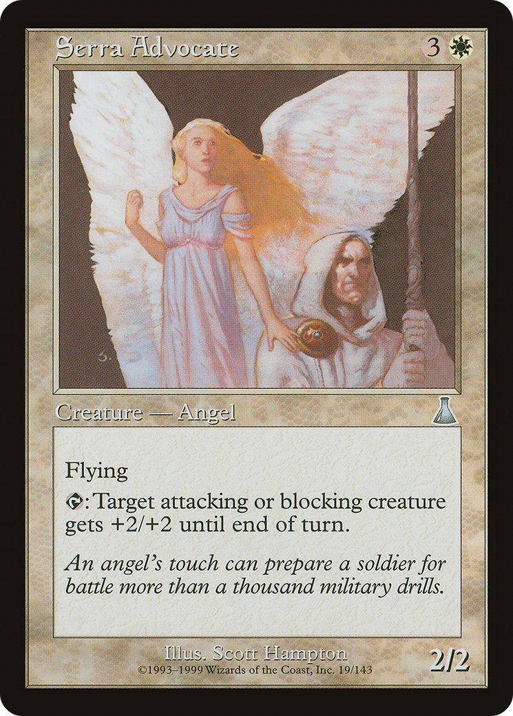 Serra Advocate (019) Foil - Urza's Destiny