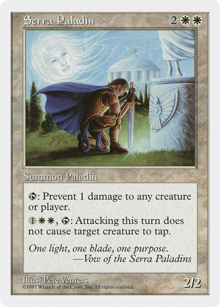 Serra Paladin - Fifth Edition