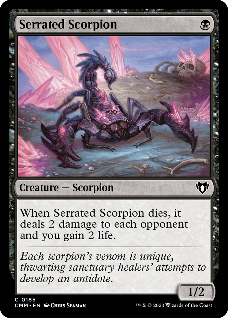 Serrated Scorpion (185) - Commander Masters