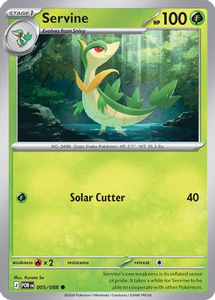 Servine (5) Reverse Holofoil - Perfect Order