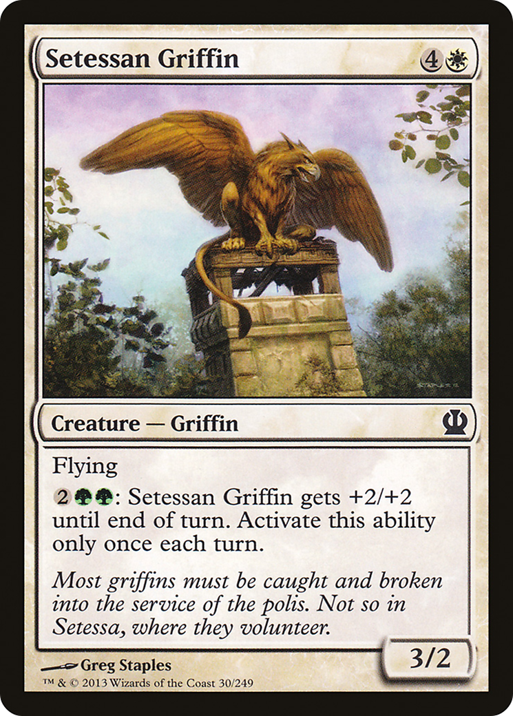 Setessan Griffin (030) Foil - Theros