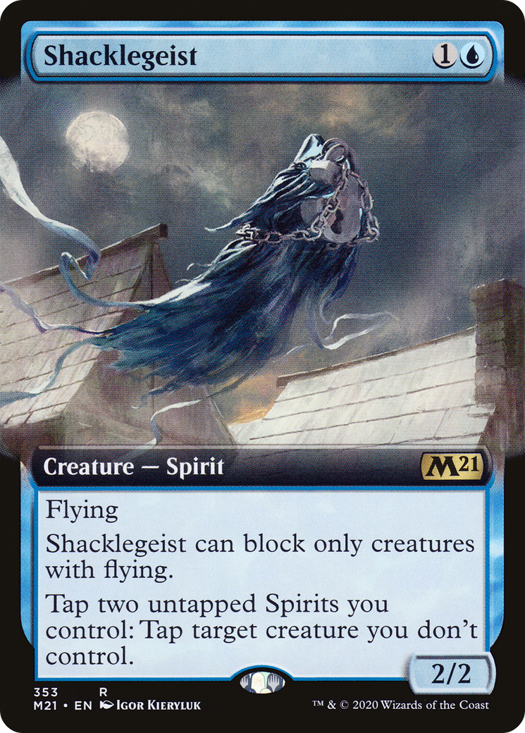 Shacklegeist (Extended Art) (353) - Core Set 2021 Foil