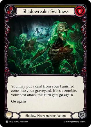 Shadowrealm Swiftness (IAR083) Rainbow Foil - Usurp the Shadow Throne