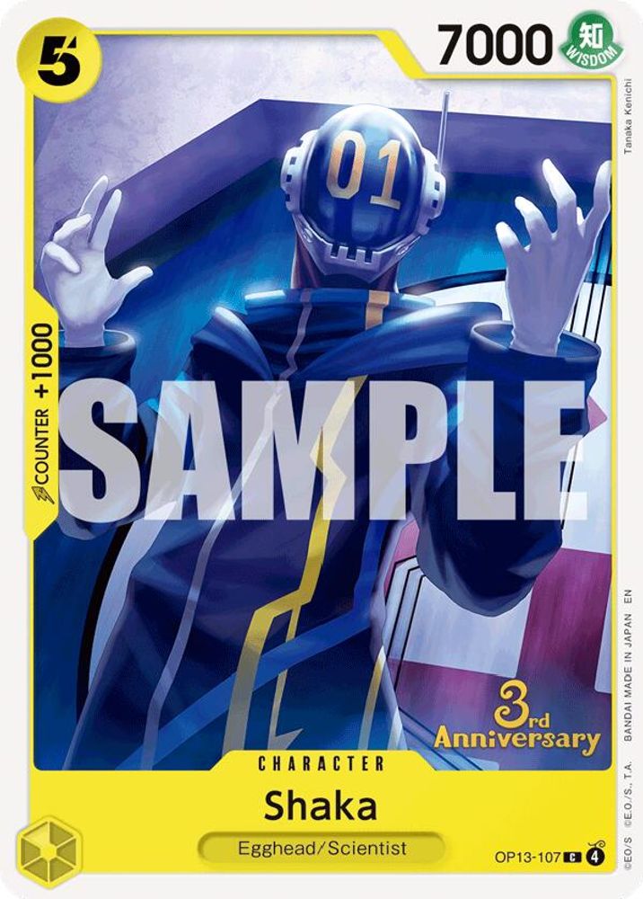 Shaka (OP13-107) 3rd Anniversary Tournament Cards