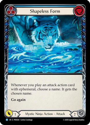 Shapeless Form (Blue) (PEN264) Rainbow Foil - Compendium of Rathe