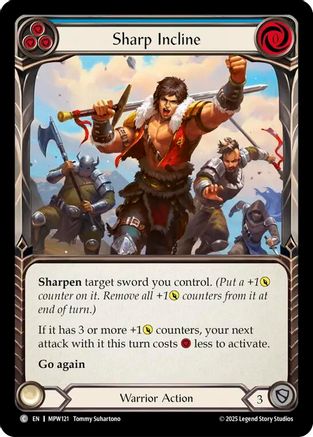 Sharp Incline (Blue) (MPW121) - Mastery Pack Warrior