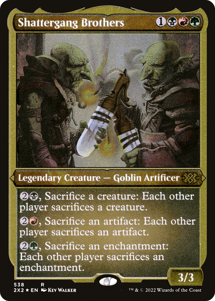 Shattergang Brothers (538) Etched Foil - Double Masters 2022