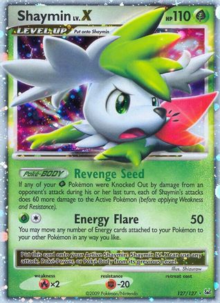 Shaymin Lv.X (Sky Forme) (127) Holofoil - Platinum