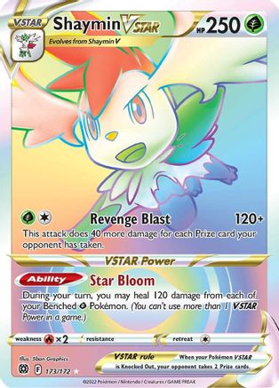 Shaymin VSTAR (173) Holofoil - Brilliant Stars
