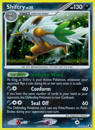 Shiftry (13) Reverse Holofoil - Rising Rivals