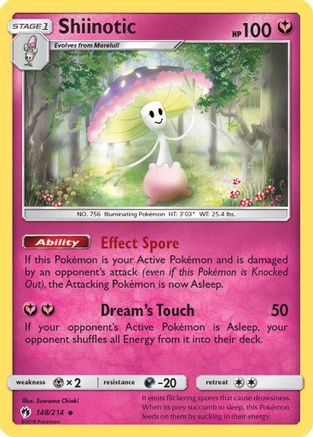 Shiinotic (148) Reverse Holofoil - Lost Thunder