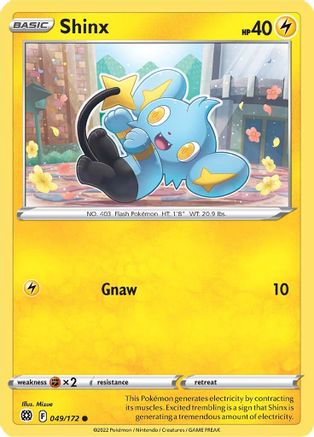 Shinx (49) Reverse Holofoil - Brilliant Stars