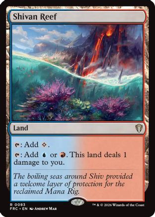 Shivan Reef (083) - Commander: Reality Fracture