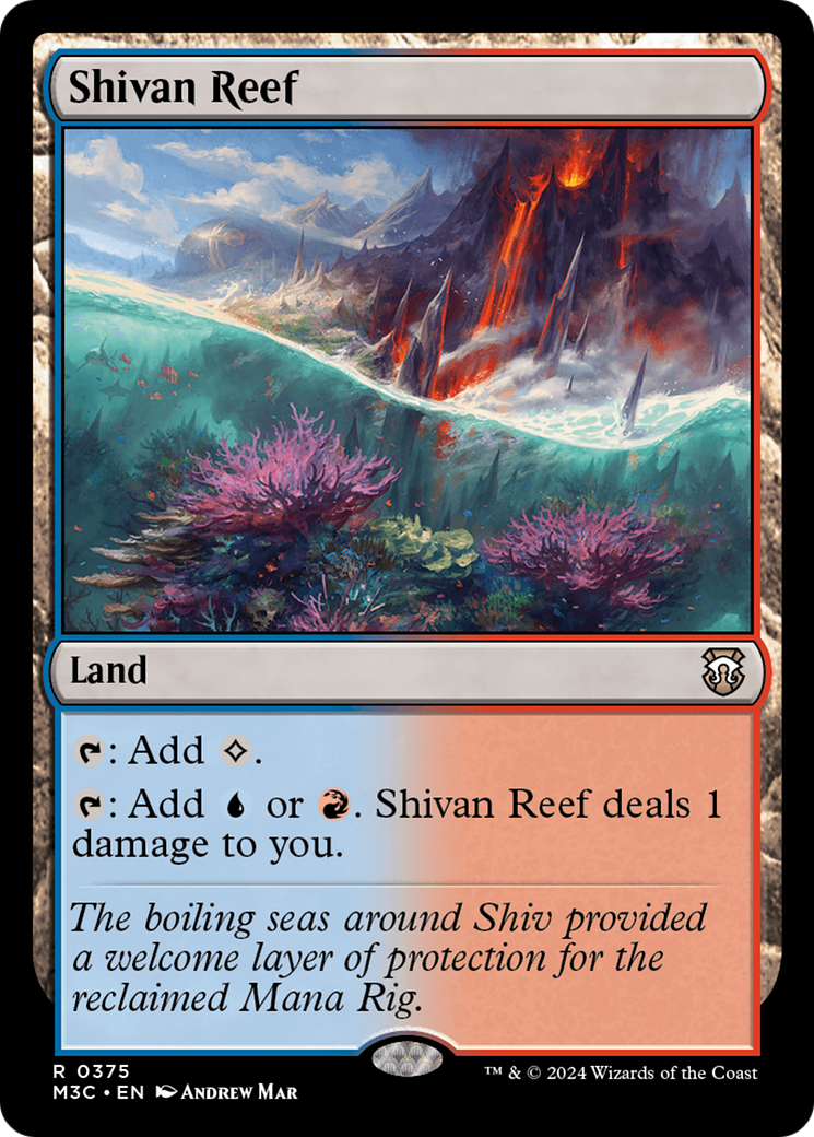 Shivan Reef (375) - Commander: Modern Horizons 3
