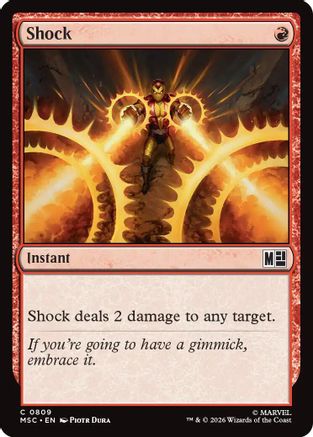 Shock (809) Foil - Commander: Marvel Super Heroes