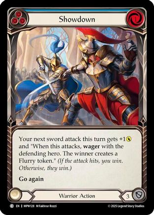 Showdown (Blue) (MPW128) - Mastery Pack Warrior