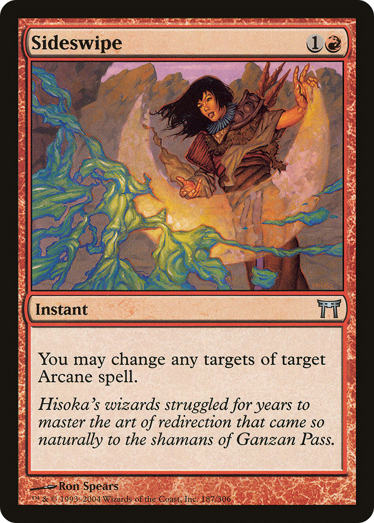 Sideswipe (187) Foil - Champions of Kamigawa