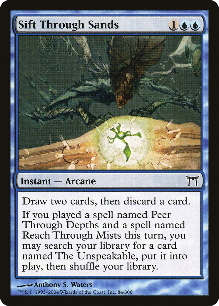 Sift Through Sands (084) Foil - Champions of Kamigawa