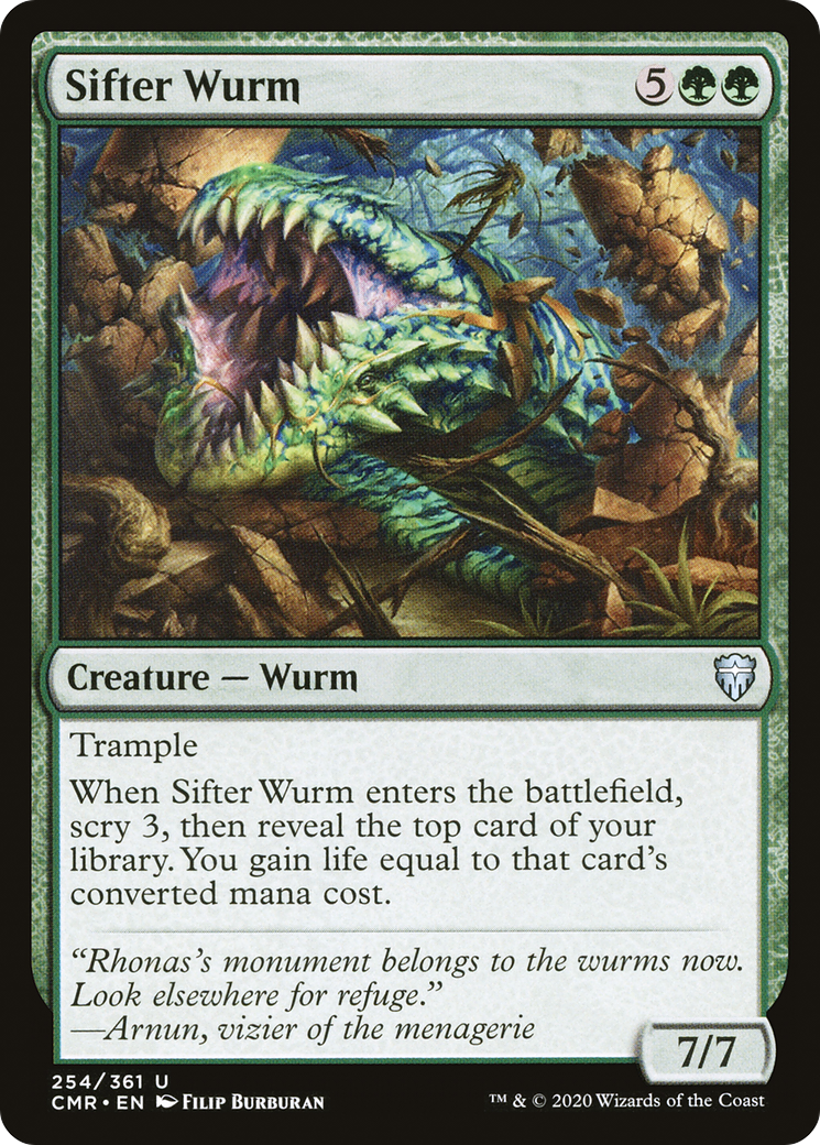 Sifter Wurm (254) - Commander Legends Foil