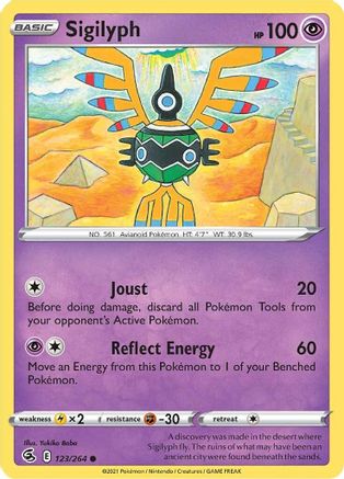 Sigilyph (123) - Fusion Strike