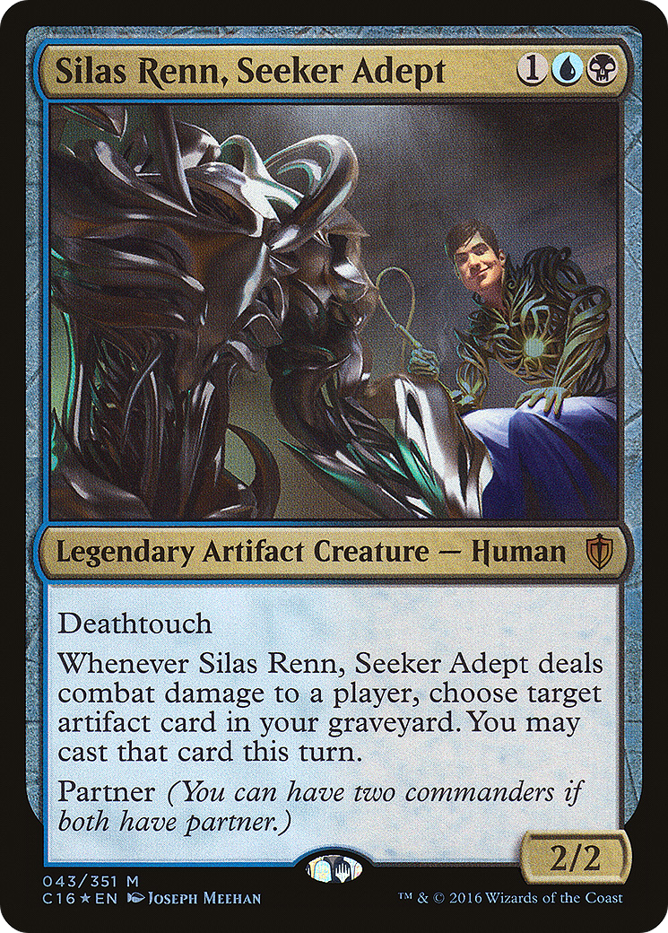 Silas Renn, Seeker Adept (043) Foil - Commander 2016