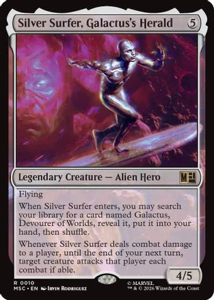 Silver Surfer, Galactus's Herald (010) - Commander: Marvel Super Heroes