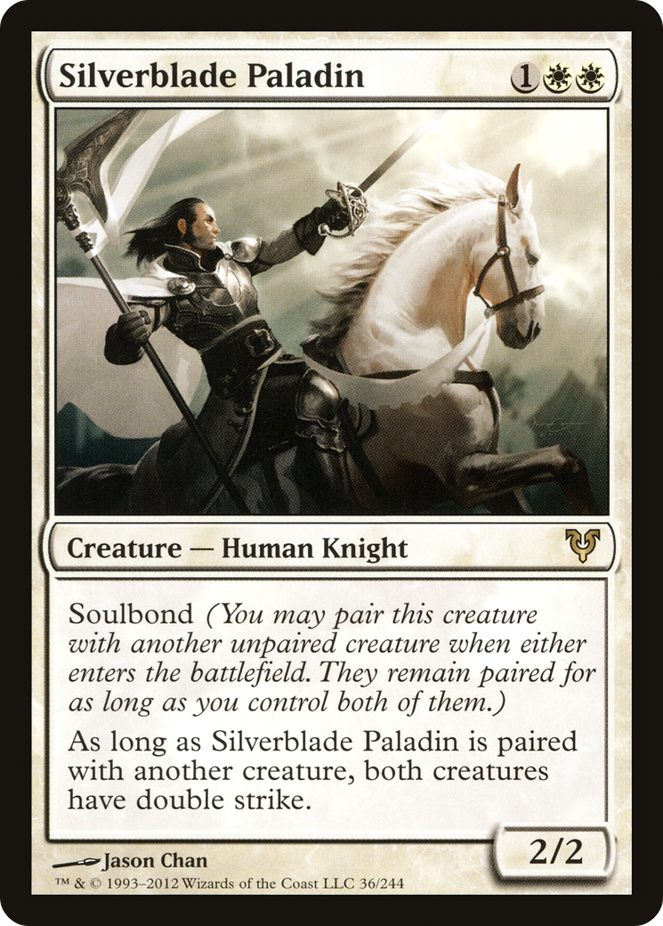 Silverblade Paladin (036) - Avacyn Restored