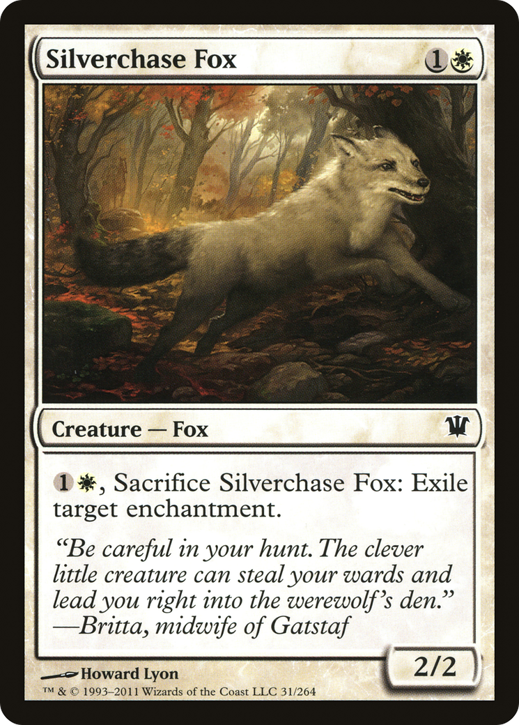 Silverchase Fox (031) Foil - Innistrad
