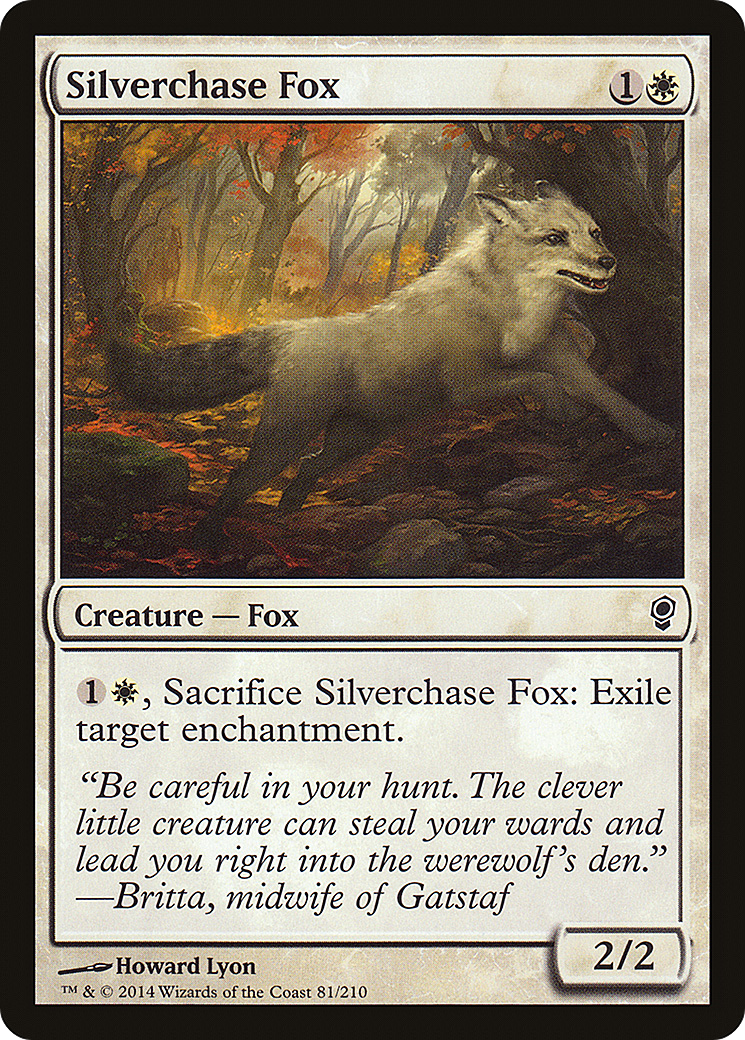 Silverchase Fox (081) Foil - Conspiracy
