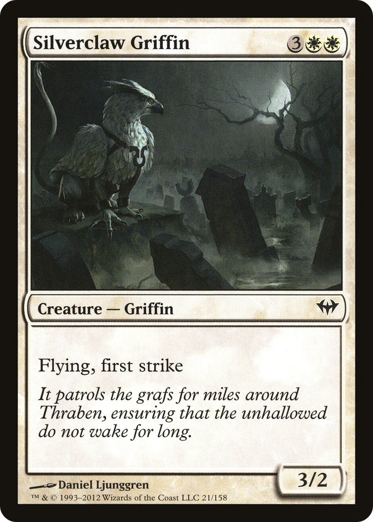 Silverclaw Griffin (021) - Dark Ascension
