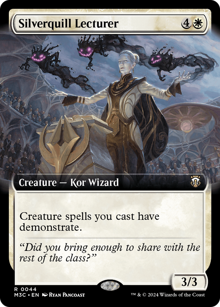 Silverquill Lecturer (Extended Art) (044) - Commander: Modern Horizons 3