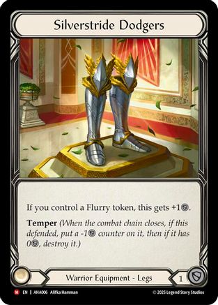 Silverstride Dodgers (AHA006) Rainbow Foil - Armory Deck Origins: Hala