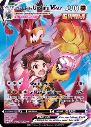Single Strike Urshifu VMAX (Alternate Full Art) (TG19) Holofoil - Brilliant Stars