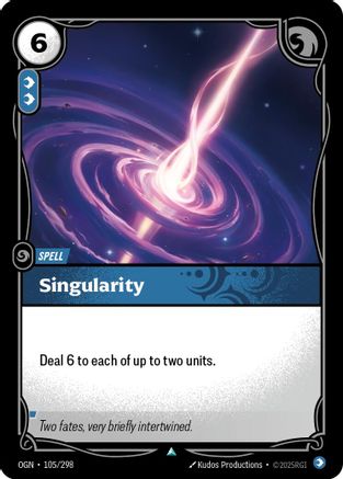 Singularity (105) - Origins
